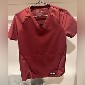 Disney + figs scrub top